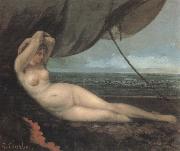 Gustave Courbet Naked oil